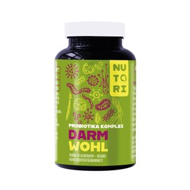 NUTORI - Probiotika Komplex Kapseln – Hochdosiert mit Milchsäurebakterien und Lactobacillus - 60 Kapseln - Darmkur & Darmsanierung – 1 Kapsel täglich – Laborgeprüft - Made in Germany