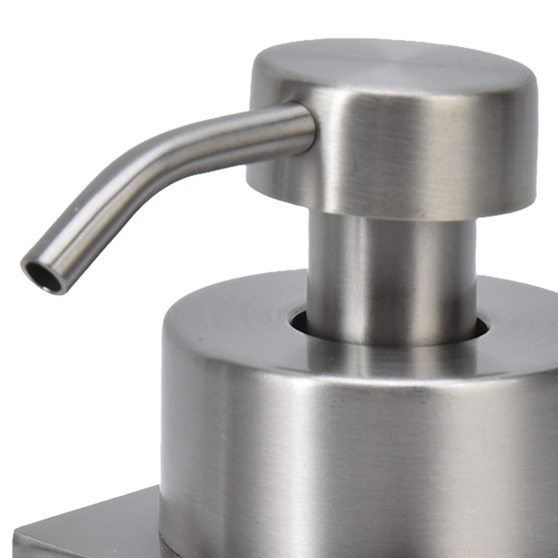 Hand Sanitizer Bottle Silver Large Capacity Non Slip 304 Stainless