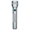 Maglite Heavy-Duty Incandescent 2-Cell D Flashlight, Gray