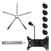 Frassie Office Gaming Chair Metal Base Replacement with Bottom Plate