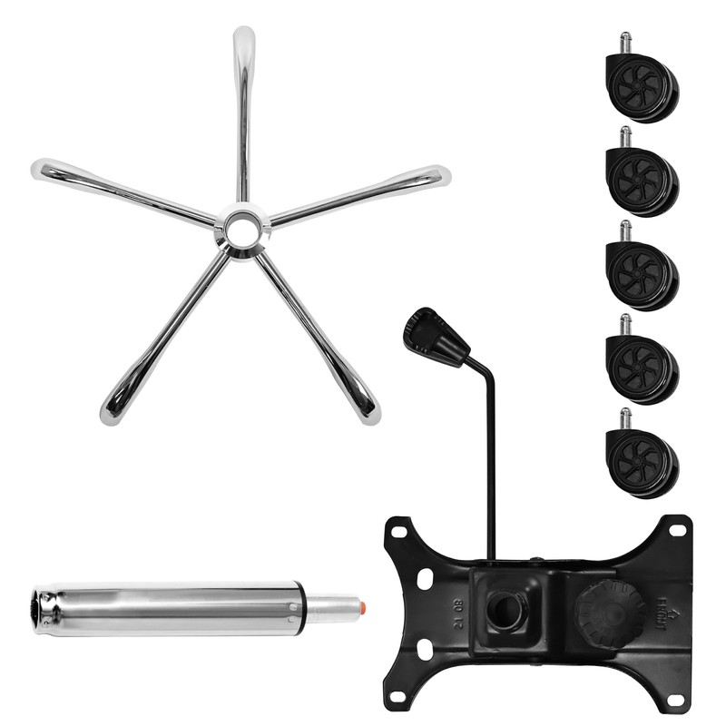 Frassie Office Gaming Chair Metal Base Replacement with Bottom Plate