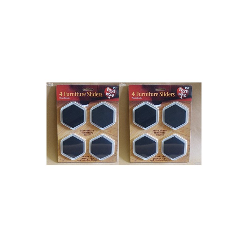 2 x Pack Of 4 Furniture Sliders 70mm – Move
