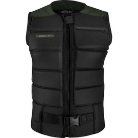 O'Neill Outlaw Comp Vest Black/Dark Olive M (5'9"-5'11", 150-170 lbs)