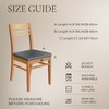 SearchI Stretch Dining Chair Seat Covers Set of 4, Soft