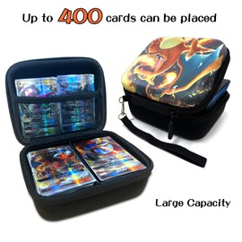 cutefly Trading Card Storage Boxes, Card Box, Bag Case for Cards Collecting for up to 400+ Cards, Trading Card Box, Trading Card Carry Bag (C), c, Foldable