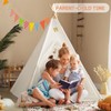 wilwolfer Kids Teepee Tent for Girls or Boys with Carry