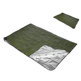 Totority Windproof Thermal Emergency Blanket Thicken Insulation Awning for Outdoor Blanket for Car Tent and Emergency Situations