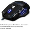 zelotes Gaming Mouse 7 Button Wired LED 7200 DPI Optical