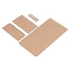 4Pcs Acrylic Templates Durable Reusable Transparent Clear DIY Leather Models