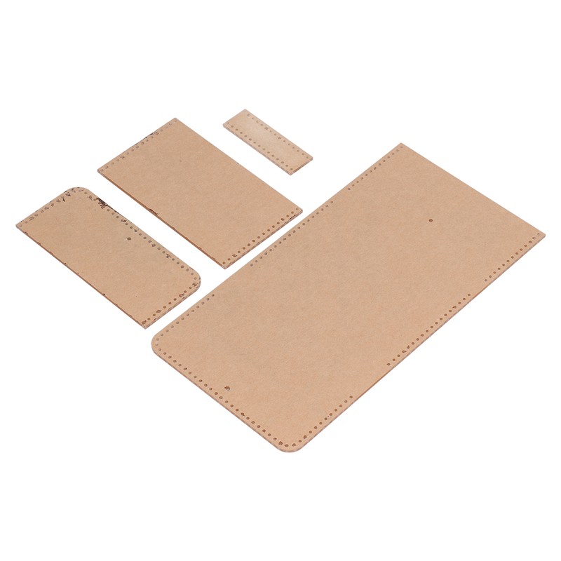 4Pcs Acrylic Templates Durable Reusable Transparent Clear DIY Leather Models