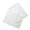 Palazzo Damask Snow (White) Pack Of 2 Placemats (33x45cm-13x18in Approx)