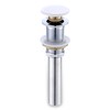 Luxier DS01-TP 1-5/8 in. Brass Bathroom and Vessel Sink Push