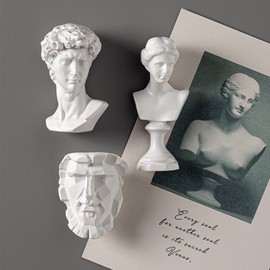 Ancient Greek Mythology Character Statue Refrigerator Magnet, Celebrity Sculpture Fridge Magnets Whiteboard Refrigerator Home Office Decoration (David)