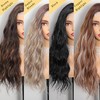 Alitozz Wigs for Women Wavy Wig with Upgraded Strands Middle