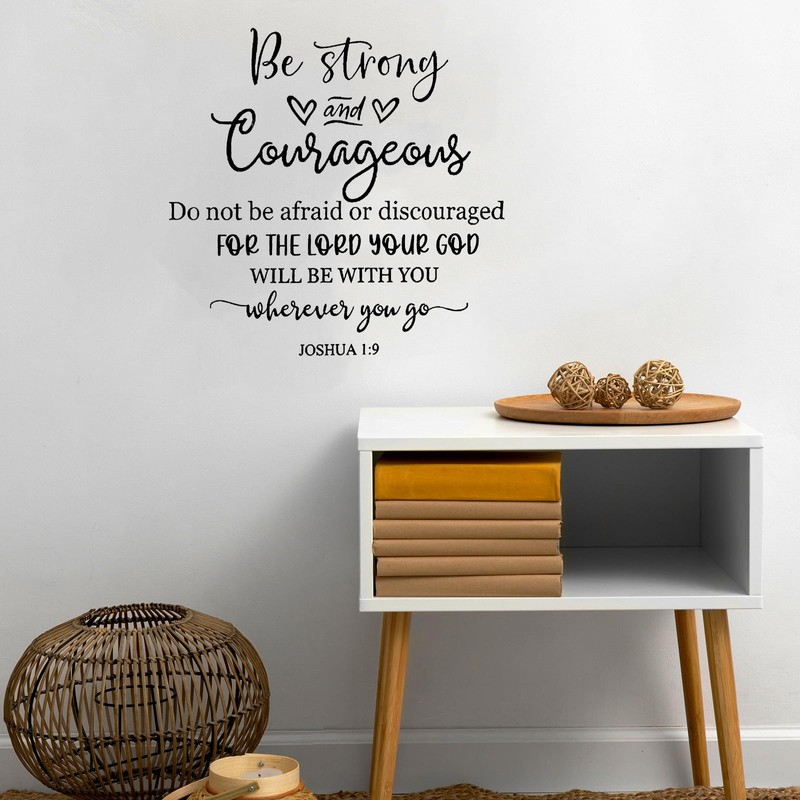 ElevateTech 7 Pcs Bible Verse Wall Stickers, Vinyl Inspirational Quote