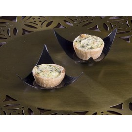 EMI Yoshi Small Wonders Aster Black Plastic Triangle Dish