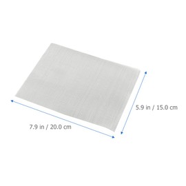 ULTECHNOVO 5Pcs Plastic Welding Mesh Reinforcing Wire Mesh Screen Stainless Steel Repairs Wire Mesh Thermoplastic Repairs Accessories (Light Grey)