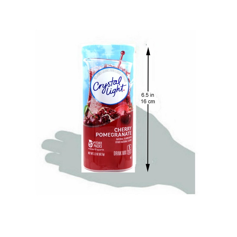 Crystal Light Cherry Pomegranate Drink Mix, 10-Quart Canister (Pack Of