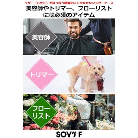 Scissor Case (5 Colors Available), Scissor Case, For Hairdressers (Combs, Ducker Pins, Etc), PU Leather, Scissor Case [SOY'S F], white