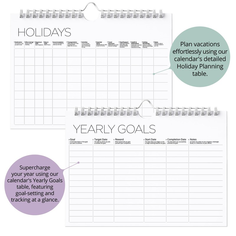 Wall Calendar 2025/26-18 Month Planner Jan 2025-Jul 2026 - A4