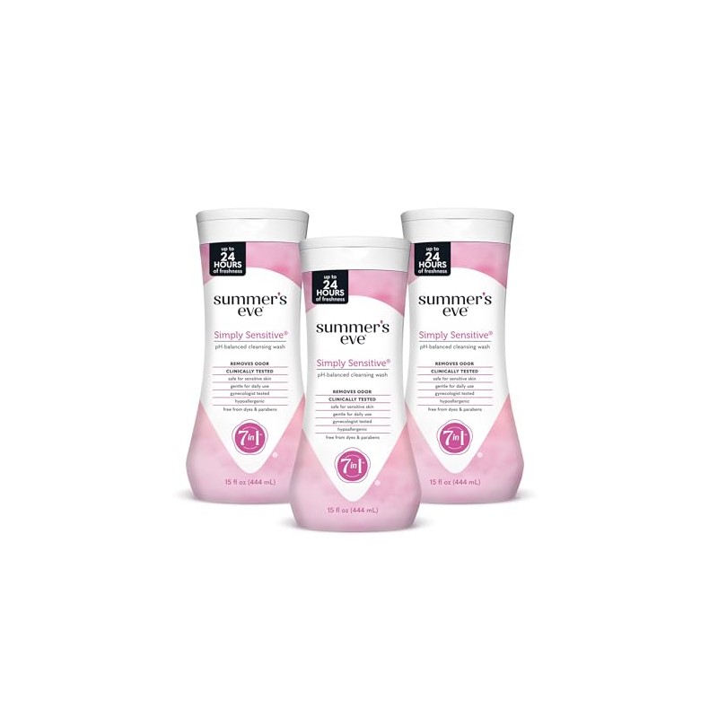 Summer's Eve Cleansing Wash Island Splash, 9 Fluid Ounce (Pack