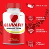 Gluvafit Supplement Natural Blood Balance Pills, Gluvafit Capsules (3 Pack)