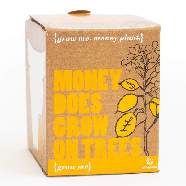 Gift Republic GR130011 Grow Me Money Does Grow On Trees, 7.0 cm*9.0 cm*8.5 cm