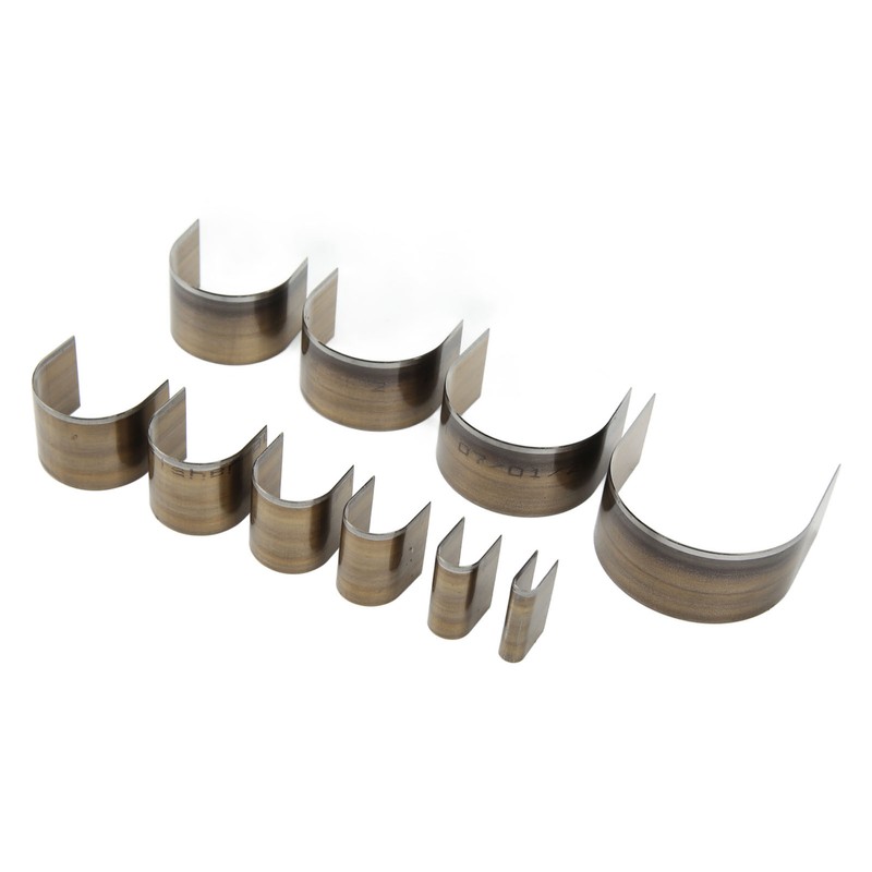 10 Pcs Leather Cutting Mold Hand Made DIY Semi Circular