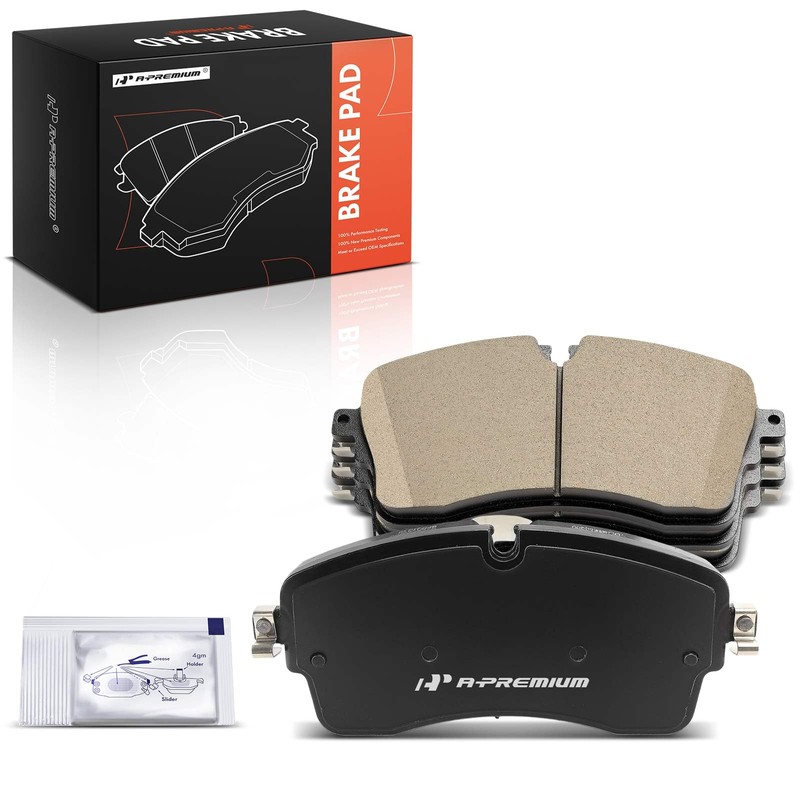A-Premium Front Ceramic Disc Brake Pads Set Compatible with Land