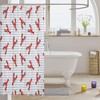 Lobster Shower Curtain Nautical Bathroom Shower Curtain Sets Retro Cartoon