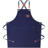 AFUN Chef Aprons for Women Men with Large Pockets, Cotton