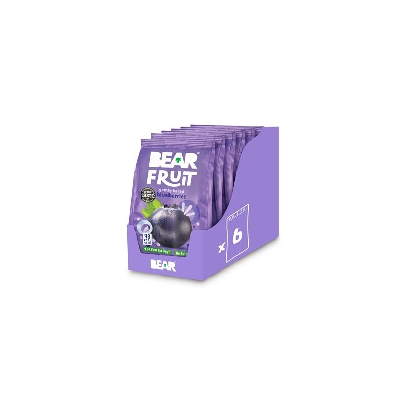 BEAR Fruit Blueberries - Sharing Pack - Gently Baked Fruit