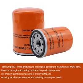 KOONDHEEND 2packs 070185ES generac oil filter,Standar