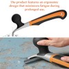 Professional 2-1/2" Tungsten Carbide Scraper - Extra Long Double-Sided Blade