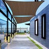 SHADEWIZ Custom Size 4' x 16' Brown Rectangle Sun Shade