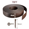 AGTEK 78FT Plastic Landscape Edging Coil Kit, 4 inch High