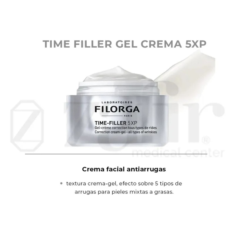 Crema/gel De Dia Filorga Time- Filler 5 Xp Piel Grasa/mixta