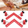Square Positioning Ruler Kit Aluminum Alloy Right Angle 90 Degree