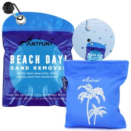 Beach Sand Remover Sand Eraser Wipe Mitt Family Kids Women 2025 Beach Vacation Essentials Hawaii Honeymoon Accessories Alaska Cruise Ship Gear European Mexico Costa Rica Bahamas Trip Must Haves