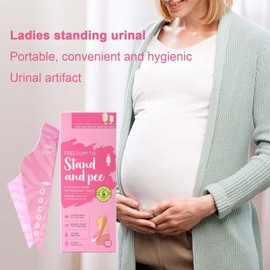 Standing Urinal for Women, Waterproof Paper Vertical Pee Funnel | Leakproof Multifunctional Urinal Device, Ergonomic Portable Urination Solution for Women, Girls, Pregnant