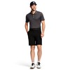 IZOD Mens 9.5" Swingflex Stretch Straight Fit Golf Shorts, Black,