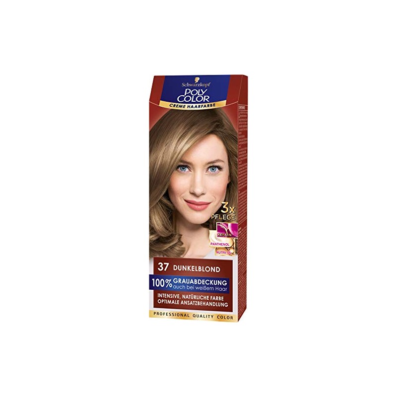 Schwarzkopf Poly Colour Cream Hair Colour 37 Dark Blonde 115