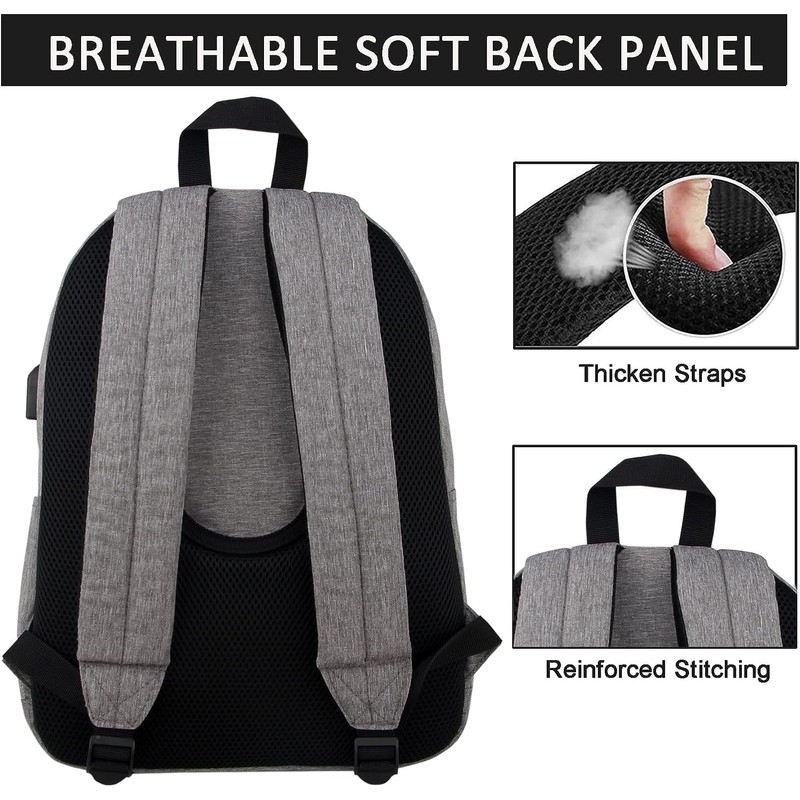 SUPACOOL Lightweight Casual Laptop Backpack for Men and Women, classic