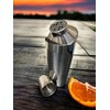 Premium Manhattan Cocktail Shaker with Strainer Stainless Steel 28oz 25cm