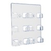 6 Compartment Business Card Holder for Wall Mounting