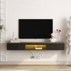 TREATLIFE HOME Maximize Space with Floating TV Stand, 69" Modern