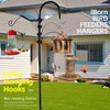 DYSHIPEN Metal Clamp-On Deck Hook for Bird Feeder,Accessory Hook for