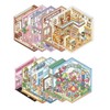 TPZORJX 10 Sets 3D House Stickers, sticker scene,Miniatur Haus Sticker