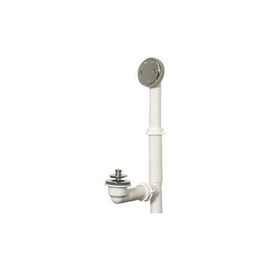 Watco Manufacturing 500-LT-PVC-CP 1.5-Inch PVC Piping Lift and Turn Tubular Plastic Drain Waste and Overflow Kit, Chrome Plated