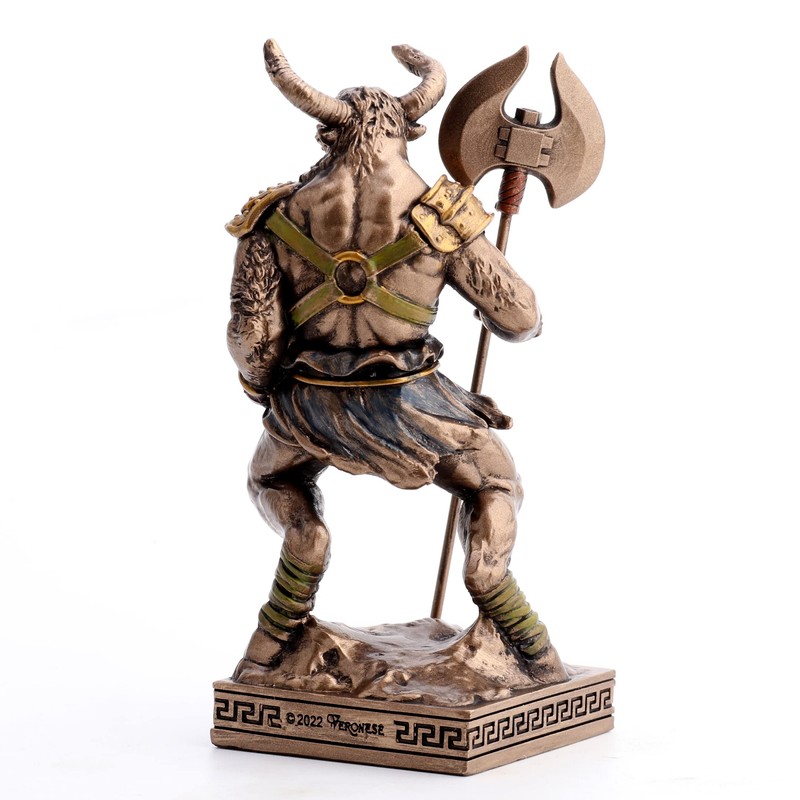 Veronese Design Minotaur Creature of The Labyrinth Resin Hand Painted